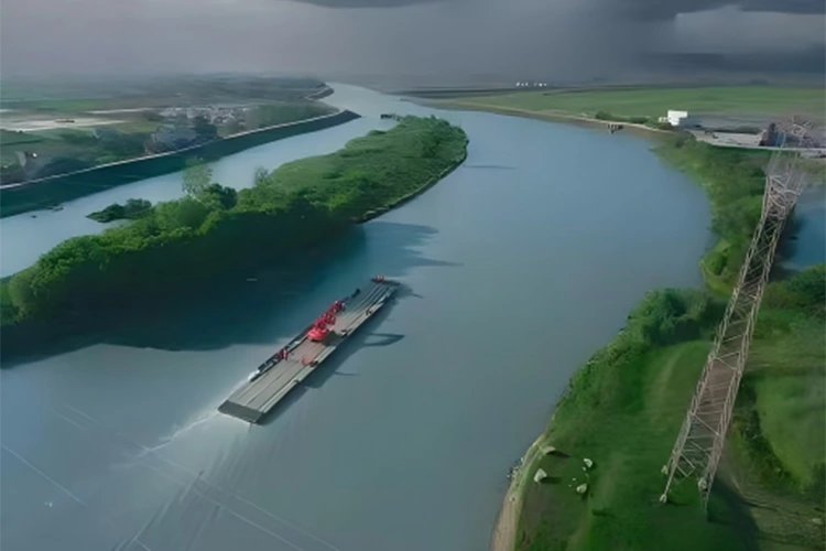 Ponte rapidamente posizionato